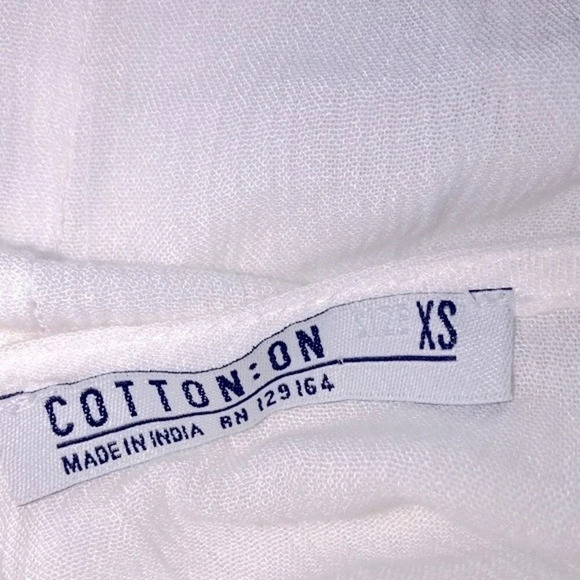 Cotton On size xsmall white dainty summer dress - Picture 4 of 6